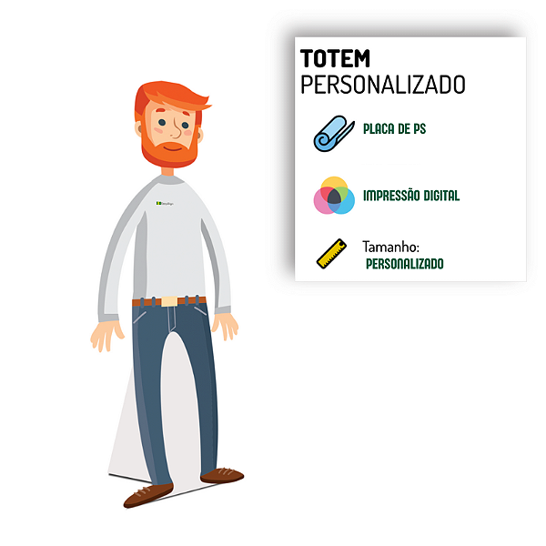 Totem Pessoa Personalizado