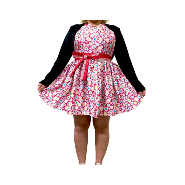 Avental/vestido Junino/caipira/são João/Quadrilha Tam Unico
