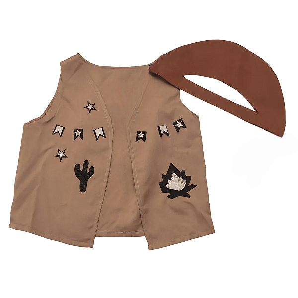 Kit cangaceiro (a) Colete De Festa Junina/ São joão
