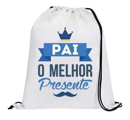 Mochila Sacochila personalizada - Dia dos pais