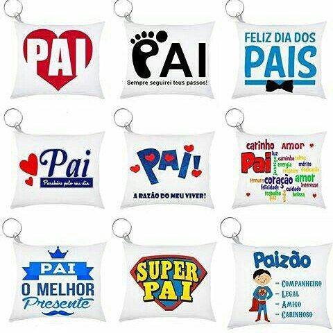 Almochaveiro Personalizado Dia Dos pais -  10 Unid Sua Logo