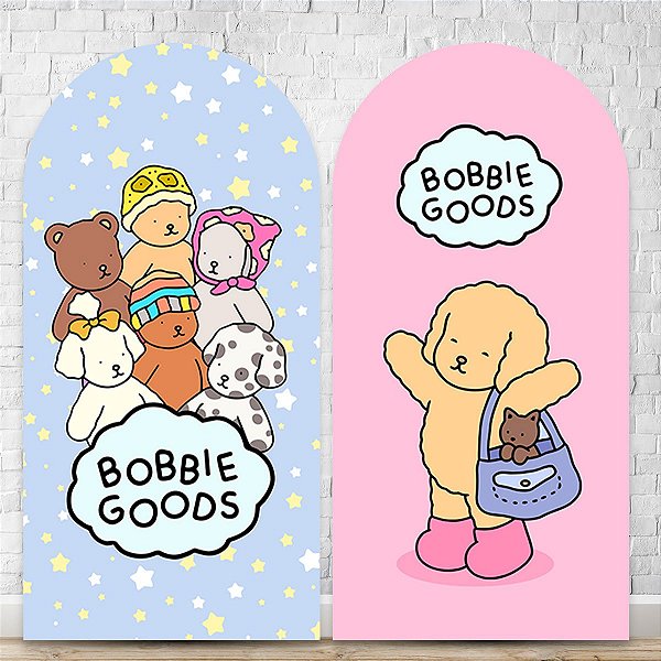 Painel Romano Veste Fácil 3D Bobbie Goods rosa/azul