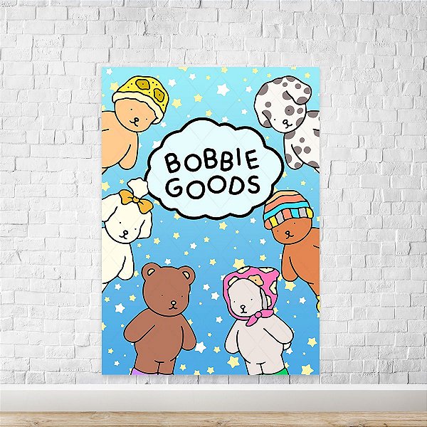 Painel Retangular Decorativo - Bobbie goods azul