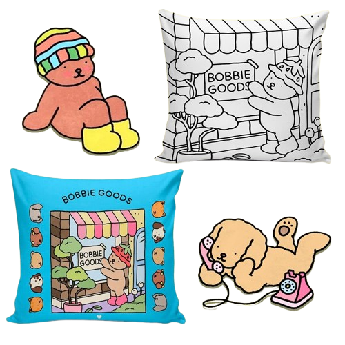 Almofada - Bobbie Goods dupla face azul
