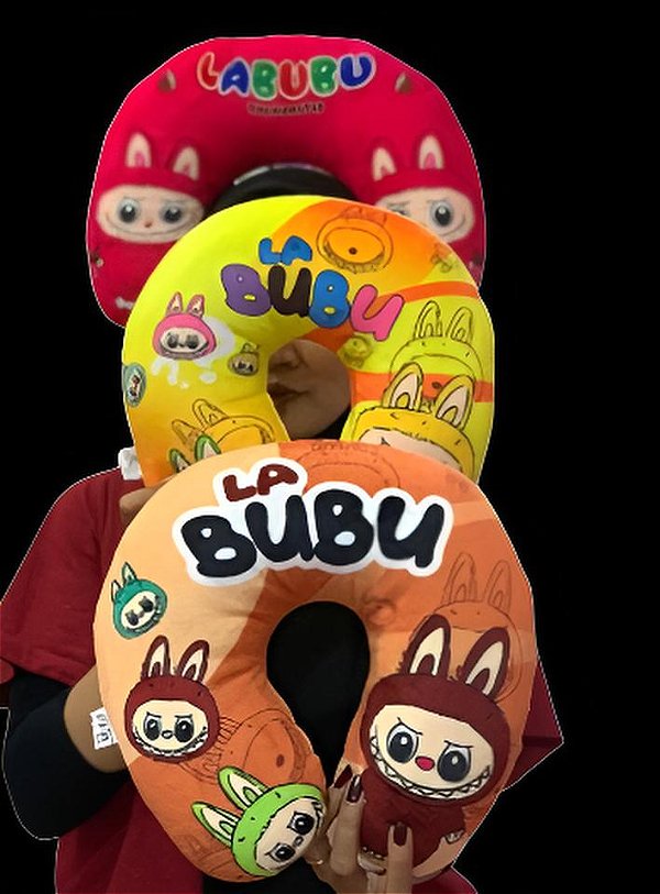 Almofada de Pescoço Labubu