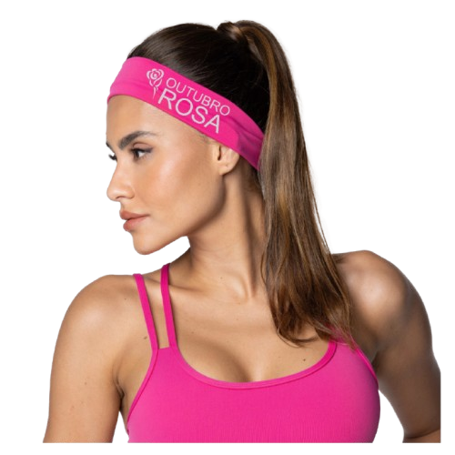 Faixa de Cabelo - Outubro rosa