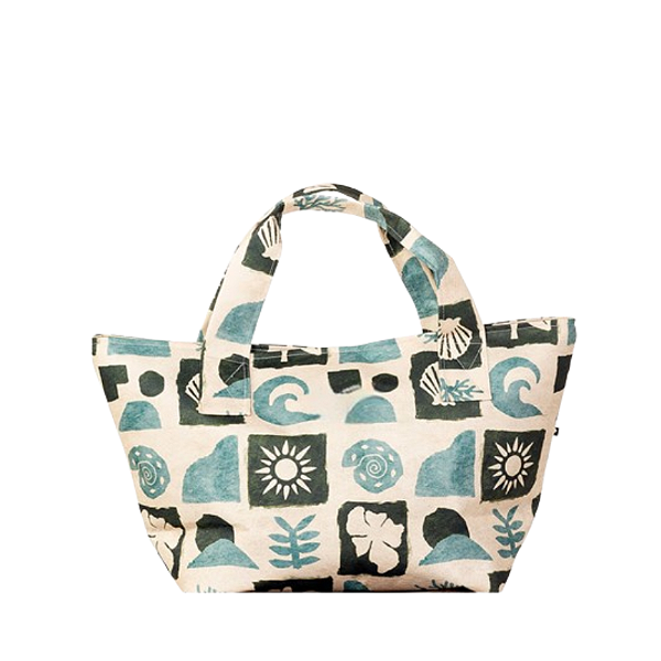 Hobo Bag - Verde/bege tropicano