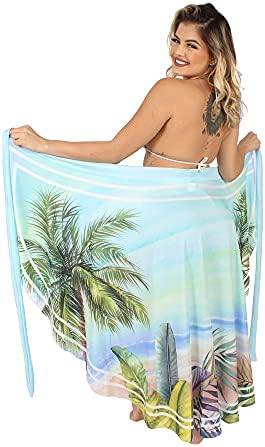 Saia Pareô de Amarrar Personalizada coqueiro - tam único