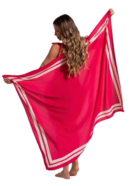 Canga Retangular - litras vermelho