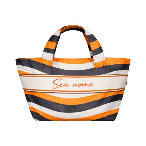 Hobo Bag - litras laranja/preta