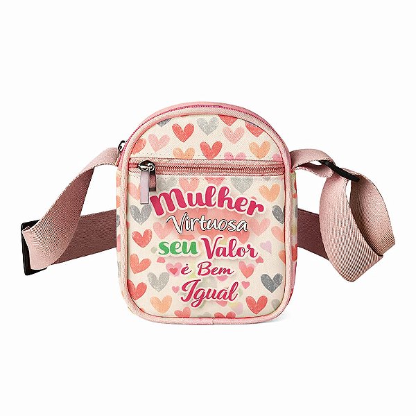 Bolsa Shoulder bag Transversal - Dia da Mulher / Mulher Virtuosa