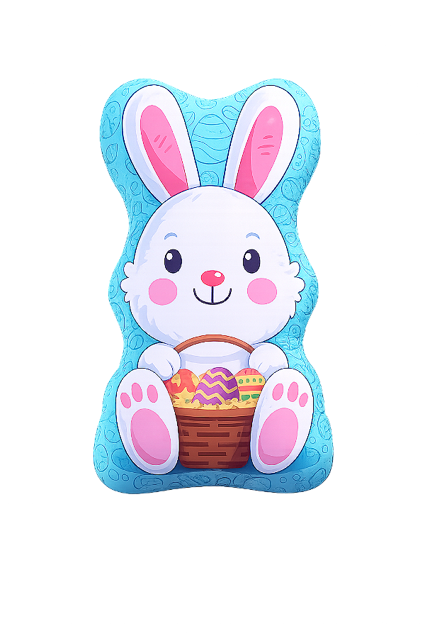 Almofada 3d - Páscoa/coelho rosado