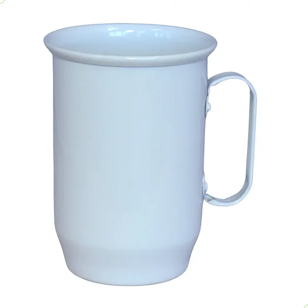 Caneca de Alumínio Branca 600 ml