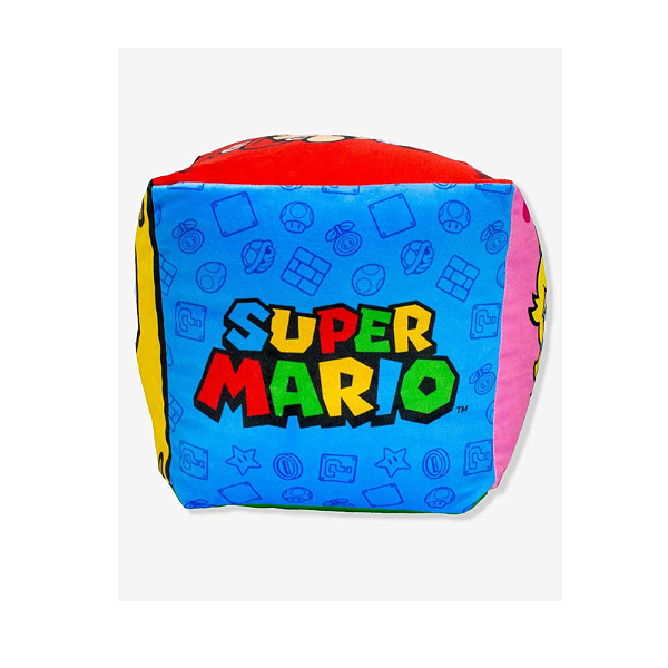 Almofada Quadrada Cubo Dado Mario Brós