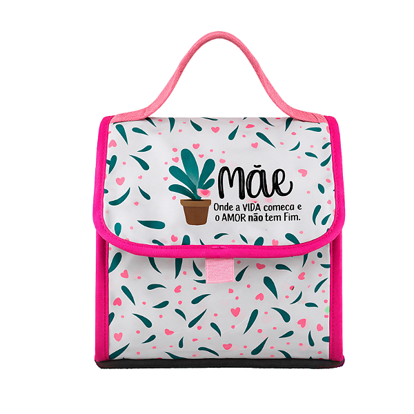 Bolsa Térmica tiffin - Mãe onde a vida começa e o amor