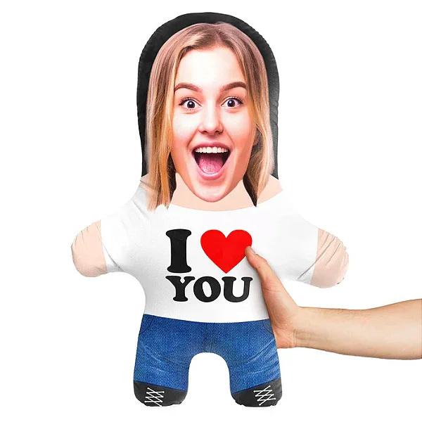 Almofada seu rosto aqui - Feliz Dia dos Namorados