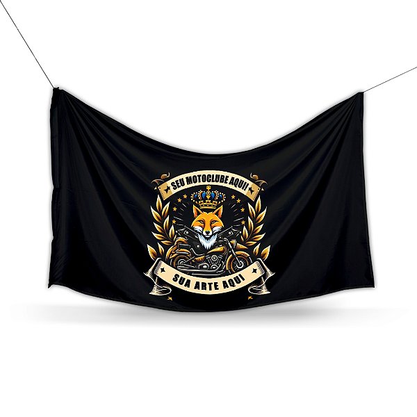 Bandeira personalizada Moto clube