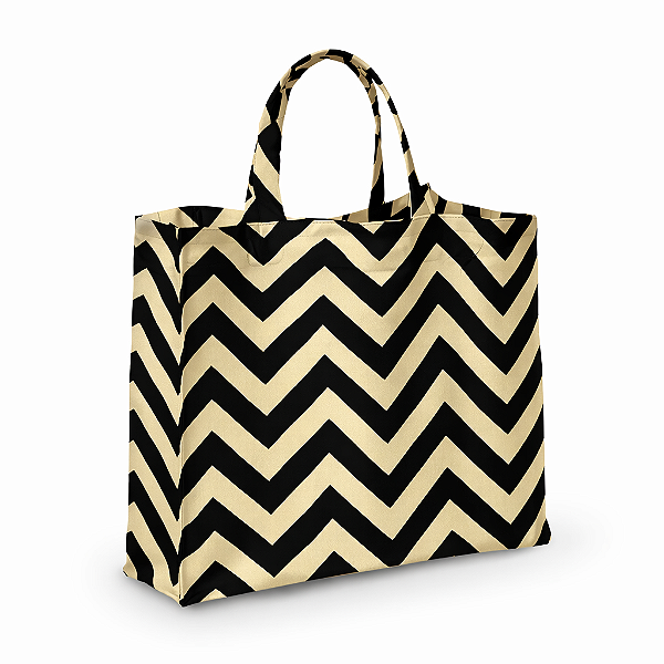 Bolsa Nave Bag chevron escuro - outono