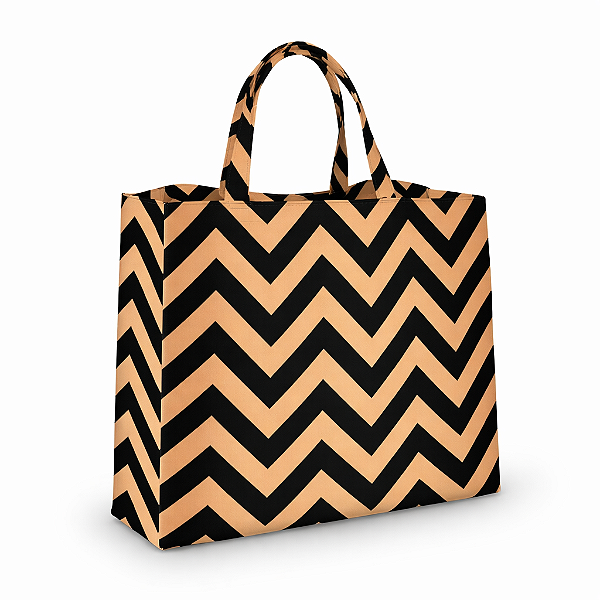 Bolsa Nave Bag chevron clássico - outono