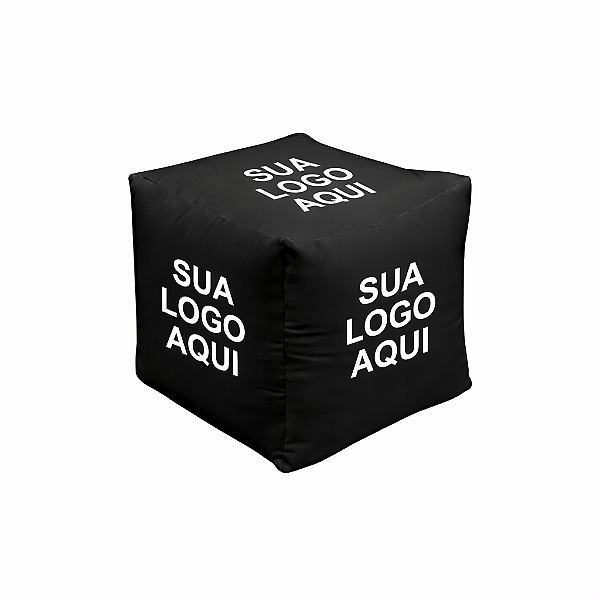 Almofada Cubo sua logo ou arte aqui
