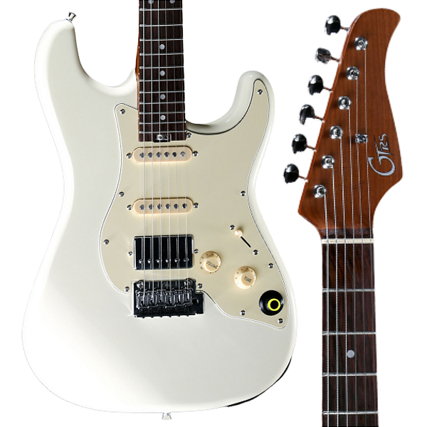 GUITARRA COM EFEITOS GTRS S800 BRANCA VINTAGE GTRS MOOER