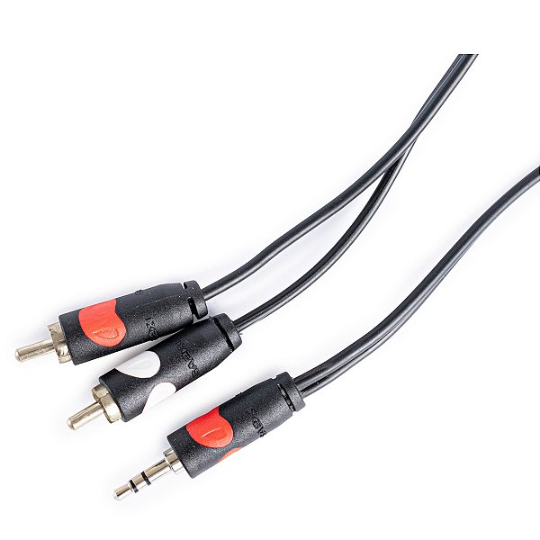 CABO DUPLO 2 RCA X 1 P2 ESTEREO 2 METROS SA2X SANTO ANGELO