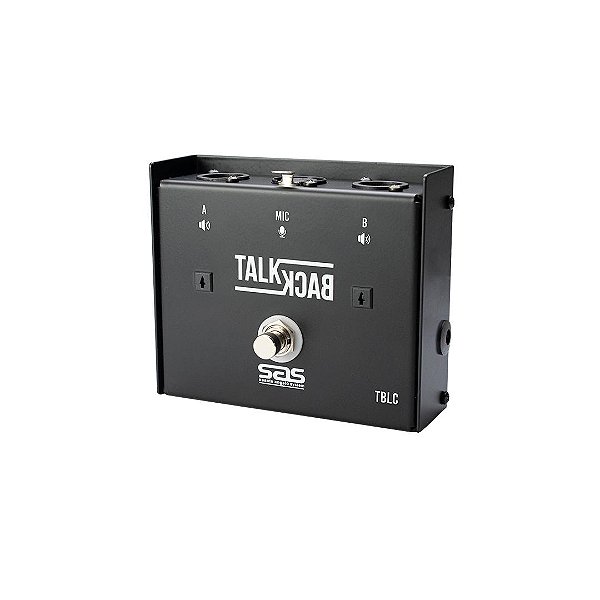 PEDAL TALK BACK COM LED SEM TRAVA TBLS PRETO SANTO ANGELO