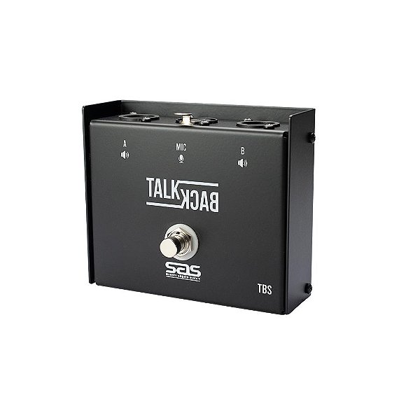 PEDAL TALK BACK FOOTSWITCH SEM TRAVA TBS PRETO SANTO ANGELO