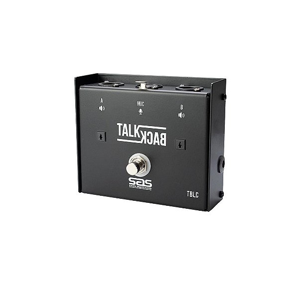 PEDAL TALK BACK FOOTSWITC LED TRAVA TBLC PRETO SANTO ANGELO