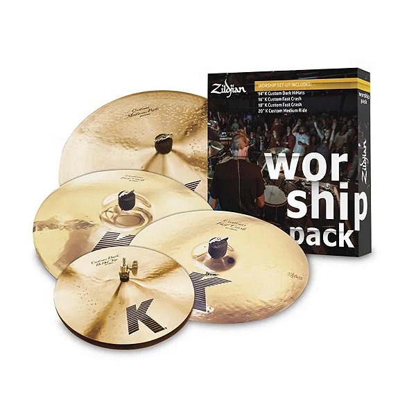 KIT PRATOS ZILDJIAN K CUSTOM WORSHIP 14 , 16 , 18 , 20 B20