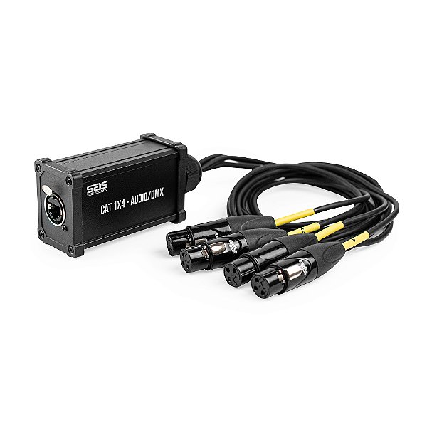 MEDUSA SAS CAT 1X4 MONTADA COM XLR LINHA FEMEA