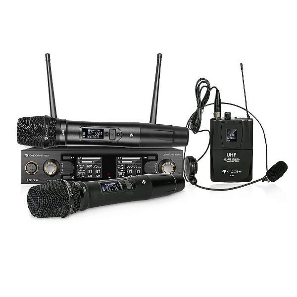 MICROFONE KADOSH SEM FIO K 502T