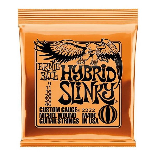 ENCORDOAMENTO ERNIE BALL GUITARRA 09 HYBRID SLINKY P02222