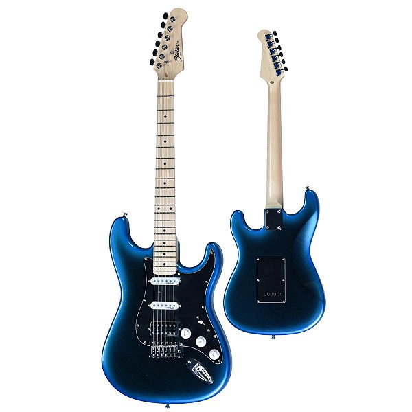 GUITARRA SHELTER STRATO ST BASSWOOD HSS SSW DARK NIGHT