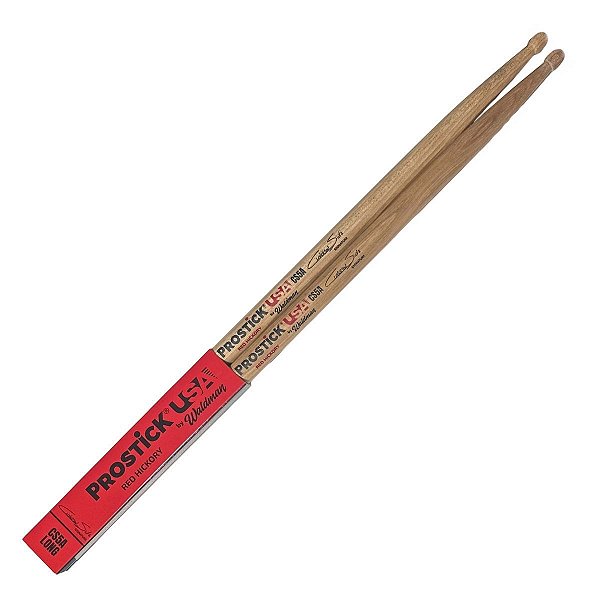BAQUETA RED HICKORY AMERICANO PROSTICK USA 5A LONG CLEVERSON