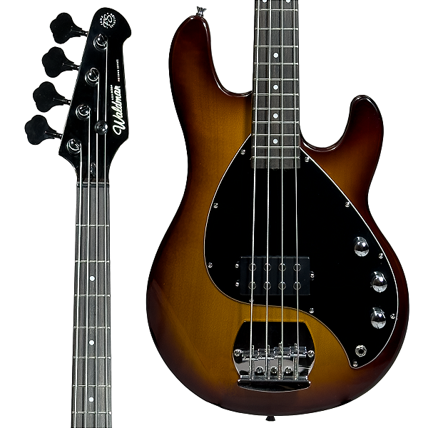 BAIXO ELETRICO WALDMAN MB-100TS SUNBURST HUMBUCKER 4 CORDAS