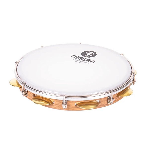 PANDEIRO PROFISSIONAL 11 POL FORMICA FREIJO PRAT 2 C/ARO NIQUELADO PELE LEITOSA C/CAPA TIMBRA
