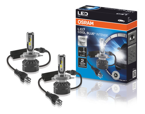 Par De Lâmpada Led H4 12v Osram Cool Blue Cross P43t