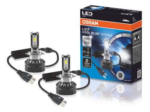Par De Lâmpada Led H7 12v Osram Cool Blue Cross Px26d