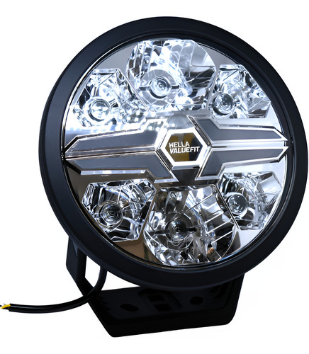 Par Farol 9 Pol (22cm) Original Hella Blade Drl Branco/âmbar