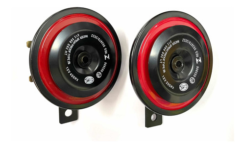 Par De Buzina Paquerinha 12v Ford Vw Gm Fiat Original Hella