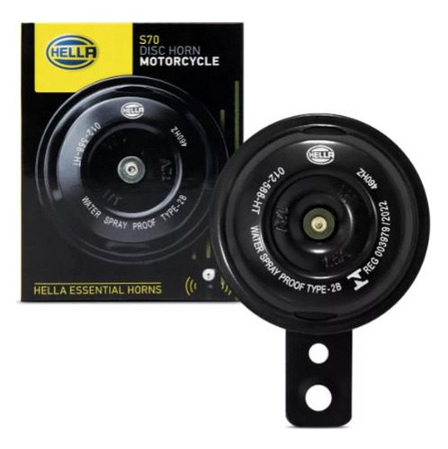 Buzina Paquerinha Mini Para Moto S70 12v Original Hella