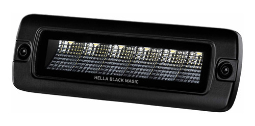 Mini barra Hella Black Magic LED Embutir 6.2" (flood)