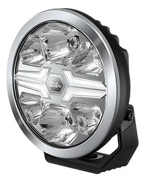Farol 7 Pol (18cm) Original Hella Cromado Blade Drl Branco/âmbar