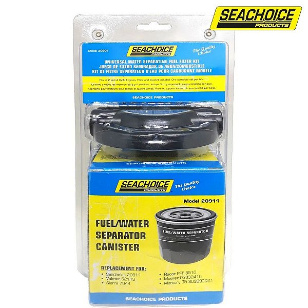 Kit Filtro de Combustível Separador de Água Seachoice S50-20911