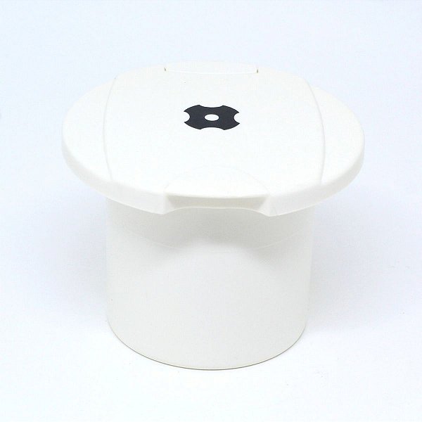 Tampa de Proteção para Ducha de Popa em ABS Branco
