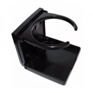 Porta-Copos Dobrável de Parede Easterner em ABS Preto 5511B1
