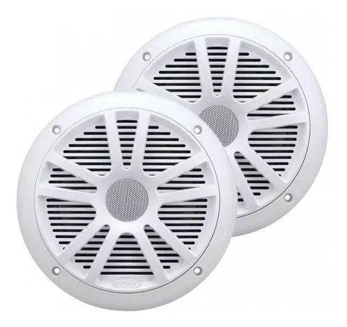 Par de Alto-Falantes Marítimos 6.5" Polegadas Full-Range 180W - À Prova d'Água