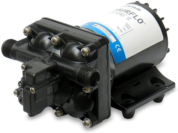 Bomba de Água Doce Pressurizada Shurflo 2.0 GPM 12V