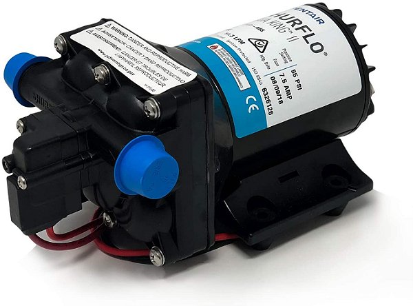 Bomba de Água Pressurizada Shurflo 3.0 GPM 55 PSI 12V Automática